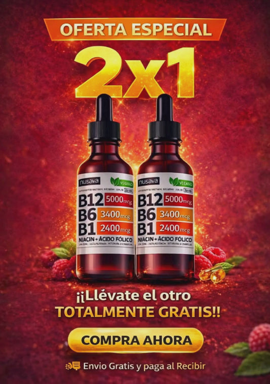 Nusava Vitamin B Complex 60ml X2